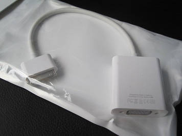 Apple iPad iPhone iPod Dock Connector VGA Adapter адаптер VGA (виведення на аналоговий VGA вхід) MC552ZM/B