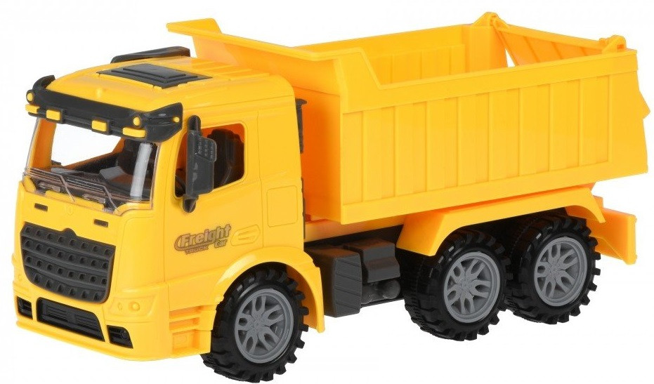 Машинка инерционная Same Toy Truck самосвал желтый, фото 1