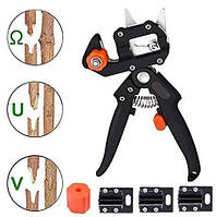 Прививочный секатор для прививки +U+Ω+V НОЖИ в КОМПЛЕКТЕ 1 год гарантии