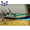 Моторний човен Барк ВТ-310 надувний човен ПВХ Bark BT-310 тримісний човен під двигун ПВХ човен Барк рейковий настил, фото 3