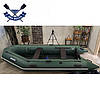Моторний човен Барк ВТ-330К надувний човен ПВХ Bark BT-330K чотиримісний човен під двигун ПВХ човен Барк пол-книжка, фото 2