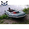 Моторний човен Барк ВТ-310ДК надувний човен ПВХ Bark BT-310DK тримісний човен під двигун ПВХ човен Барк пол-книжка, фото 4