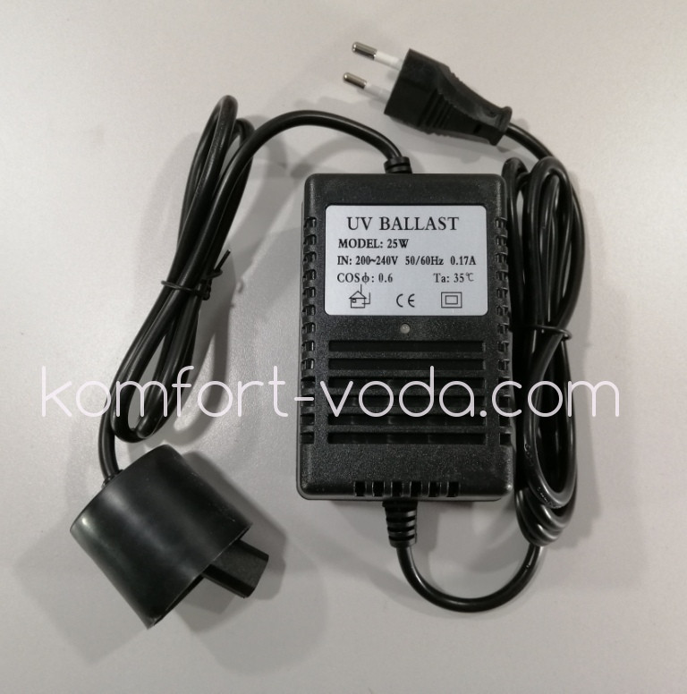 Блок живлення до встановлення ультрафіолетового знезараження UV-6GPM (25W)
