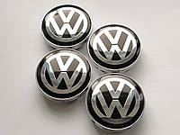 Колпачки Заглушки на литые диски Volkswagen Фольксваген VW 60/56/10 мм. Комплект/4шт.