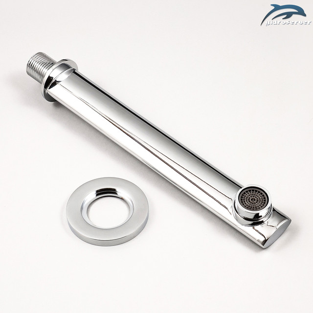 Гусак для душових систем, гарнітурів прихованого монтажу IL-09 латунний з овальною формою корпусу.