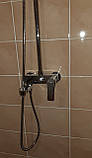 Душова система зі змішувачем із поворотним виливом із верхнім і ручним душем HB Milano 003-J, фото 10