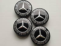 Колпачки Заглушки на литые диски Mercedes-Benz Мерседес 60/56/10мм. Комплект/4шт.