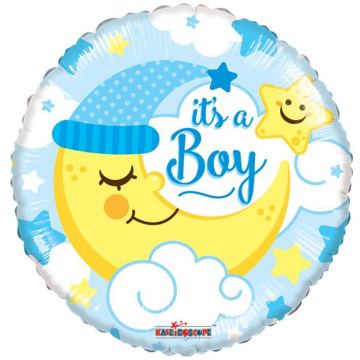 K 18" Baby Boy Sleeping Moon (Сонна Місяць "Малюк")