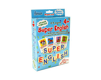 Настільна гра "Super English" 4+