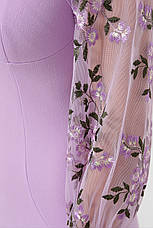 Жіноче ошатне лавандова плаття Флоренція В д/р, фото 3