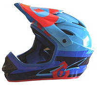 Шолом фул 661 Sixsixone COMP BOLT HELMET RED/BLUE M