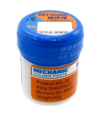 Паяльна паста BGA Mechanic XG-50 (35гр.)