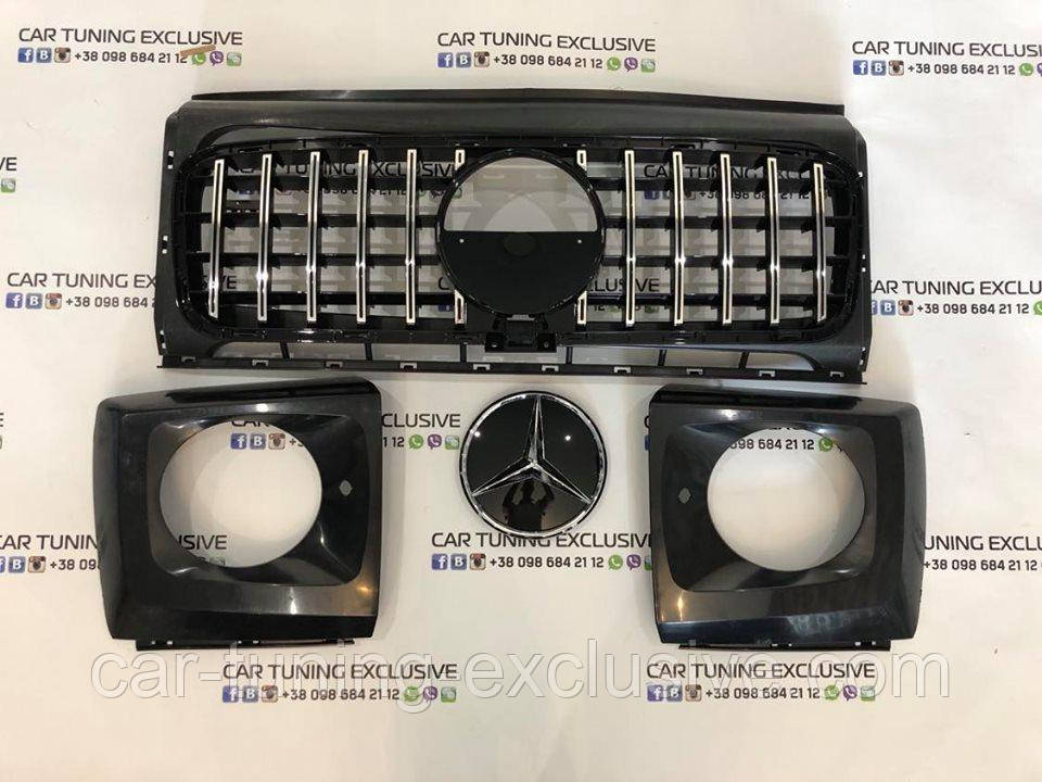 AMG cover lights + grill for Mercedes G-class W463A
