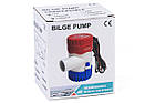 Помпа трюмна 750 GPH A01-107501 для човна і катера занурювальна електрична потужність 29 Вт 47 л/хв висота підйому 1.5 м, фото 7