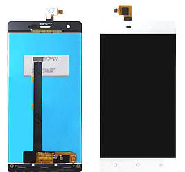 Дисплей для Nomi i506 Shine, модуль в сборе (экран и сенсор), оригинал Белый