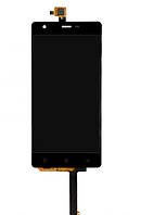 Дисплей для Nomi i506 Shine, модуль в сборе (экран и сенсор), оригинал Черный