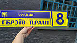 Табличка адресна на будинок "Україна", 600 х 150, фото 2