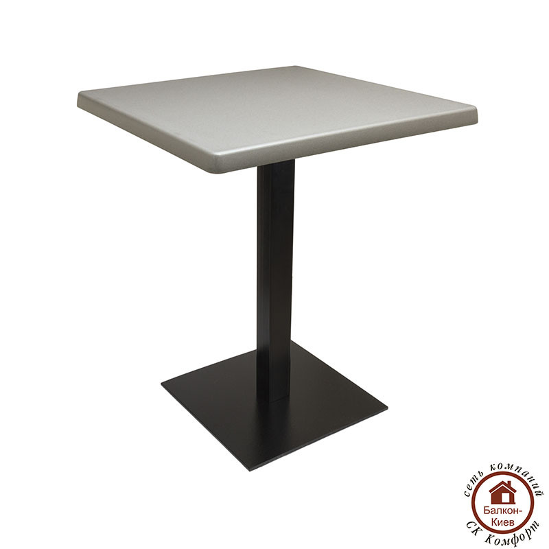 Столешница Топалит цвет Brushed Silver квадратная