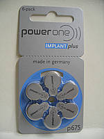Батарейки PowerOne IMPLANT plus ZA 675 (PR44) для килимового імпланта