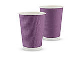 Стакан гофрований 340 мл (кольоровий) F-ХВИЛЯ d80, 25 шт/уп, 875 шт/ящ., фото 6