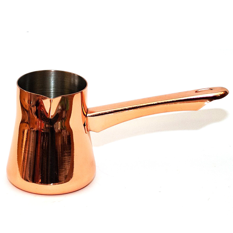 Турка для кави "Золота турка" нержавіюча сталь - 180 мл, фото 1