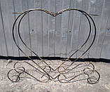 Кована підставка для квітів Серце  Орхідея  7, фото 3