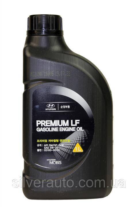 Моторна олива Mobis (Hyundai/Kia) Premium LF Gasoline 5W-20 1 л