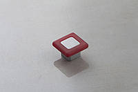 Мебельная ручка Poliplast РП-14 резиновая красная