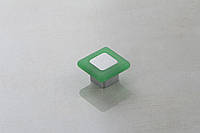Мебельная ручка Poliplast РП-14 резиновая зеленая