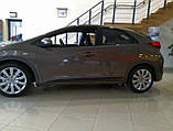 Молдинги на двері Honda Civic 5 Dr 2011-2013 / lift. 2014-2016, фото 2