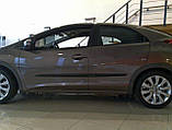 Молдинги на двері для Honda Civic 5Dr H/B 2011-2014 / lift. 2014-2017, фото 4