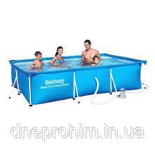 Каркасний басейн Bestway 56424 (400х211х81) з картриджним фільтром, фото 1