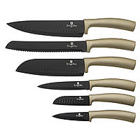 Набор ножей 6 предметов из стали с антипригарным покрытием BH 2393 BERLINGER HAUS