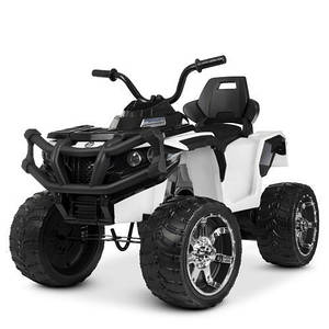 Квадроцикл дитячий Bambi M 4266EBLR-1 радіокерування шкіряне сидіння колеса EVA