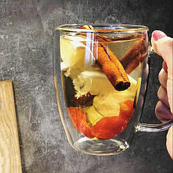 Конусна чашка з подвійним дном 320 мл Kronos