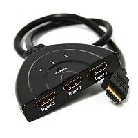 Свитчер HDMI 1.3b видео/аудио (3 HDMI in -> 1 HDMI out) 3 Port 1080P AUTO Switch Splitter Switcher HUB Box Cab