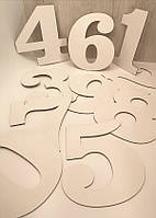 Трафарет цифра ДВП набір