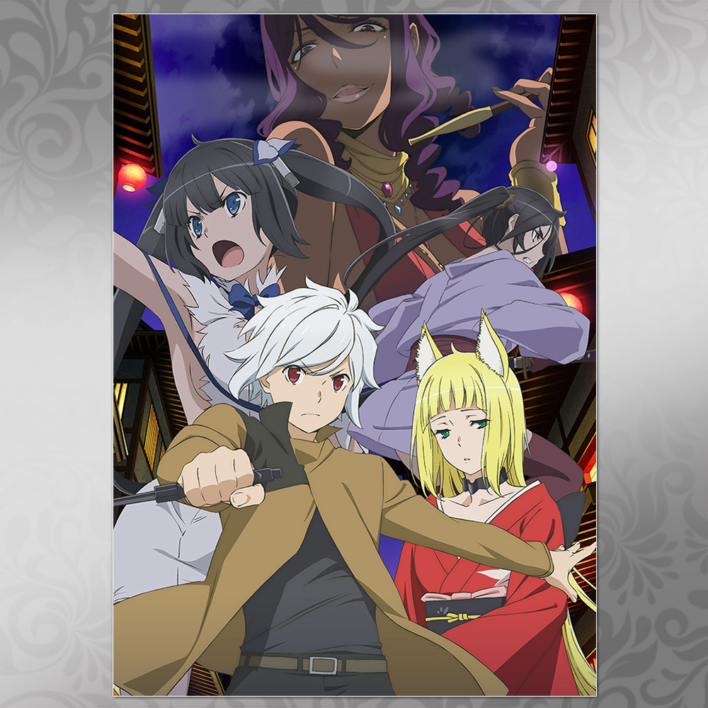 Плакат А4 Аніме DanMachi 008