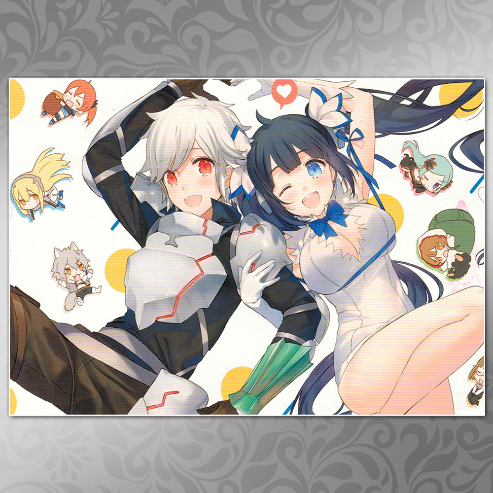 Плакат А4 Аніме DanMachi 003