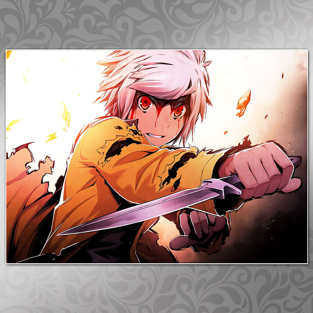 Плакат А4 Аніме DanMachi 009