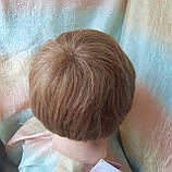 Парик из натуральных волос стрижка короткая русый 3771HH-10, фото 7