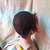Перуки з натуральних волосся стрижка коротка яскраво-мідний 3771HH-33, фото 8