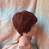 Перуки з натуральних волосся стрижка коротка яскраво-мідний 3771HH-33, фото 6