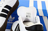 Жіночі кросівки Adidas Samba Rose White Black Gum, кросівки адідас самба, фото 6