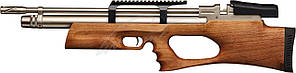 Пневматична гвинтівка PCP Kral Breaker Marine Wood 4.5 мм 20.5 Дж з глушником коричневий