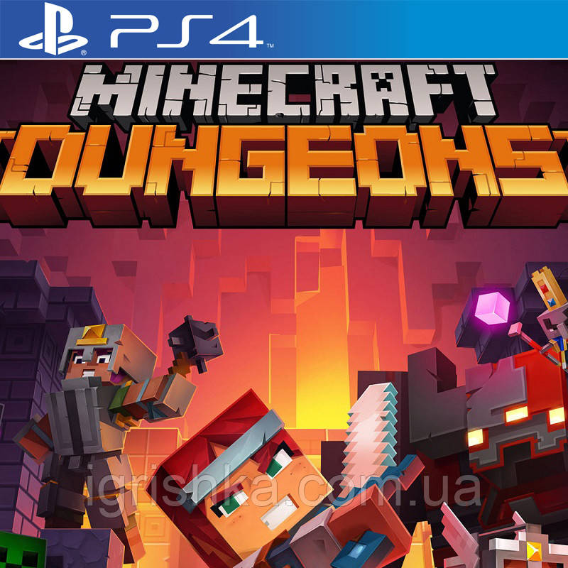 Minecraft Dungeons Ps4 (Цифровий акаунт для PlayStation 4) П3, фото 1