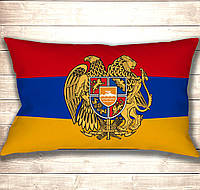 Подушка-картина Flag of Armenia 50х70см