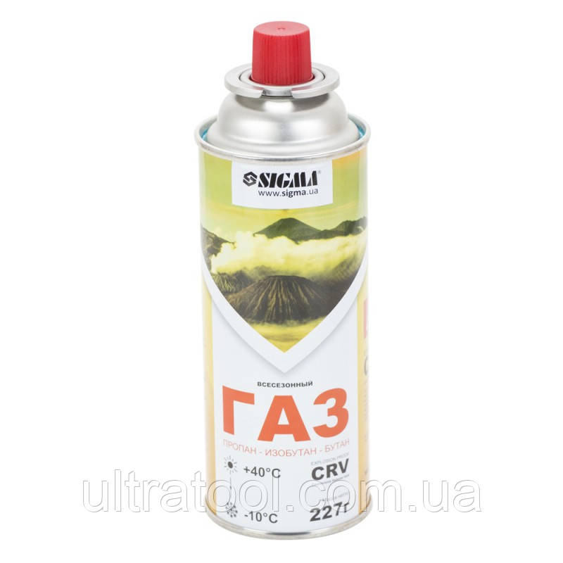 Газ для газового пальника Sigma 520ml., газовий балон для пальника, лампи, плит всесезонний Корея