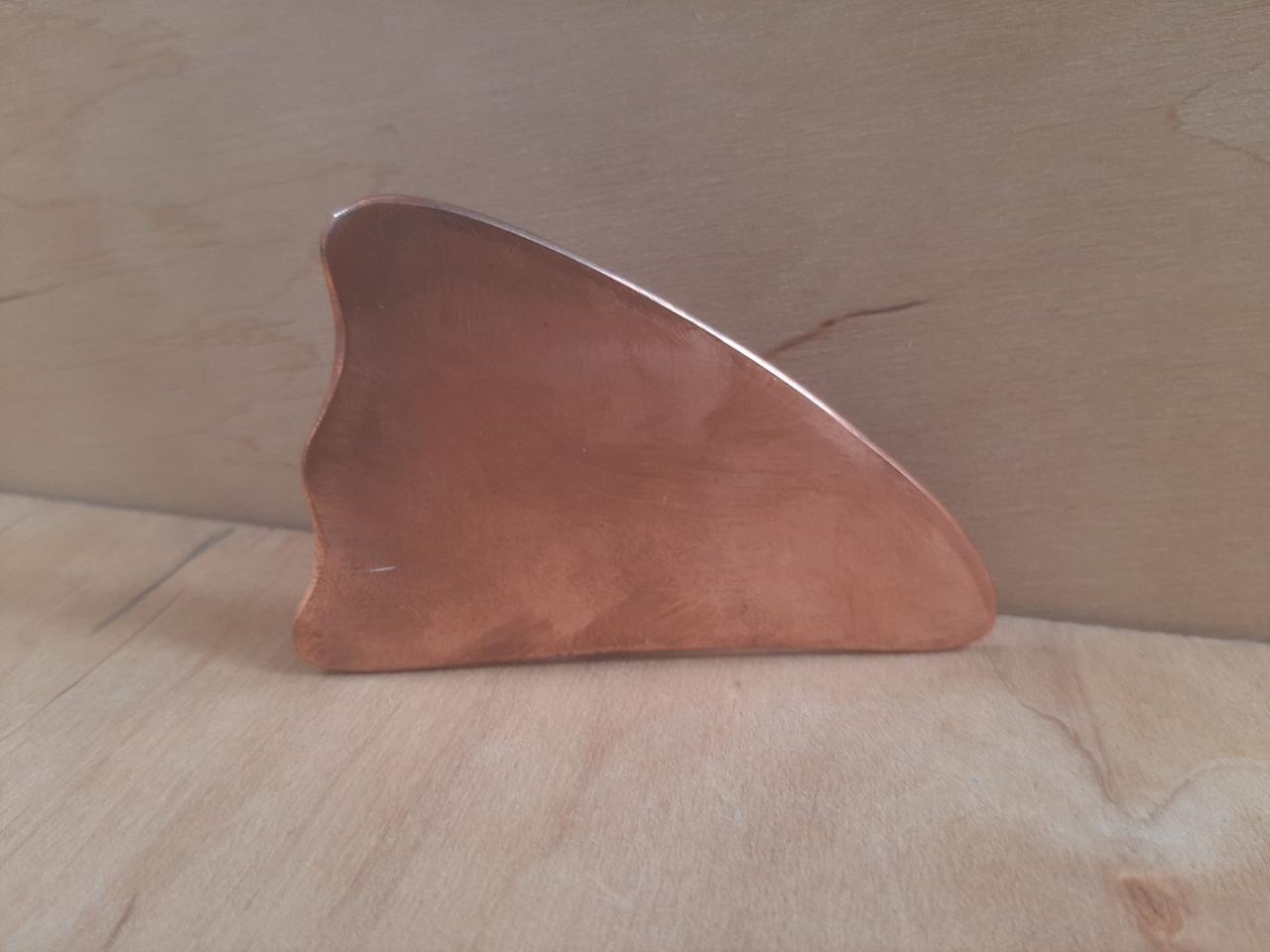 Скребок Гуаша Мідний Лапка - УЦІНКА, фото 1