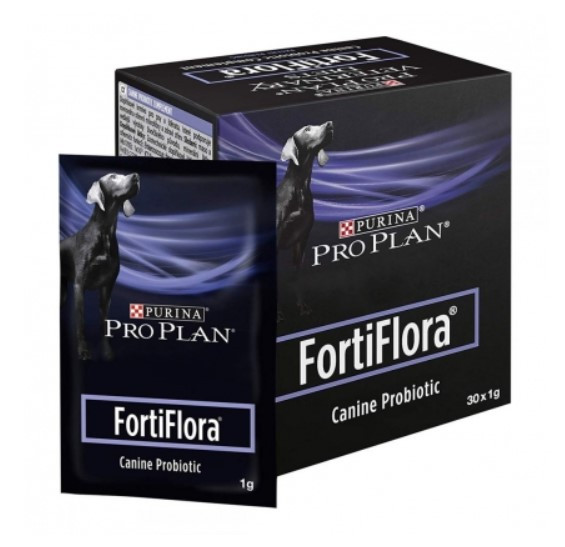 Додатковий корм для дорослих собак і цуценят Пурина Purina Pro Plan FortiFlora Canine Probiotic, 30х1г